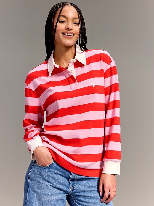 Image number 3 showing, Old Navy x Christopher John Rogers Oversized Rugby Top