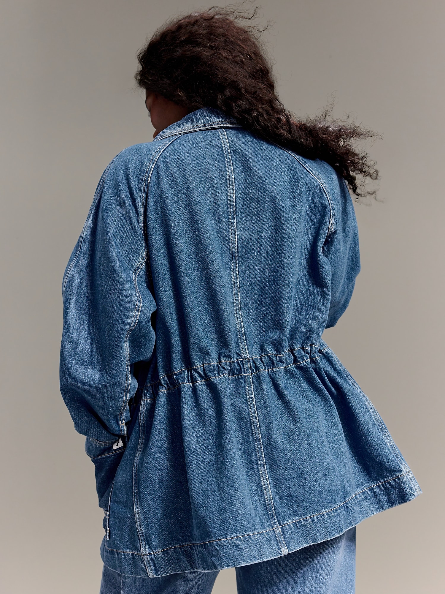 Old Navy x Christopher John Rogers Chore Utility Jean Jacket