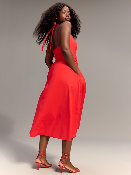 Image number 2 showing, Old Navy x Christopher John Rogers Halter Drop-Waist Dress