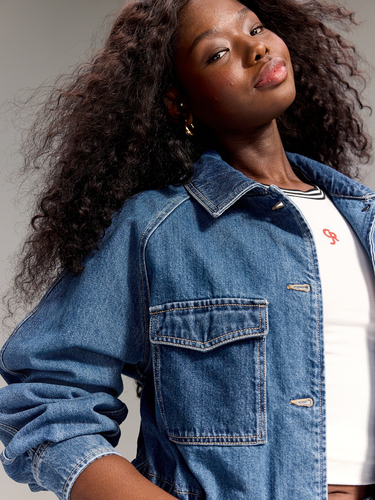 Old Navy x Christopher John Rogers Chore Utility Jean Jacket