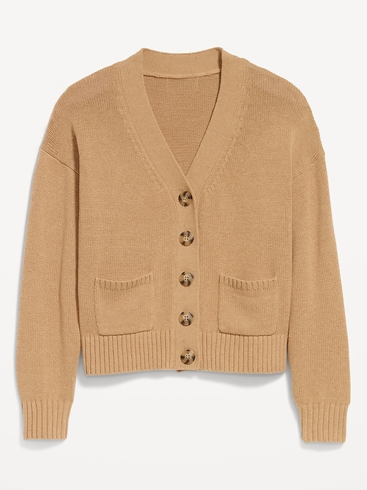 Image number 4 showing, Relaxed V-Neck Cardigan Sweater