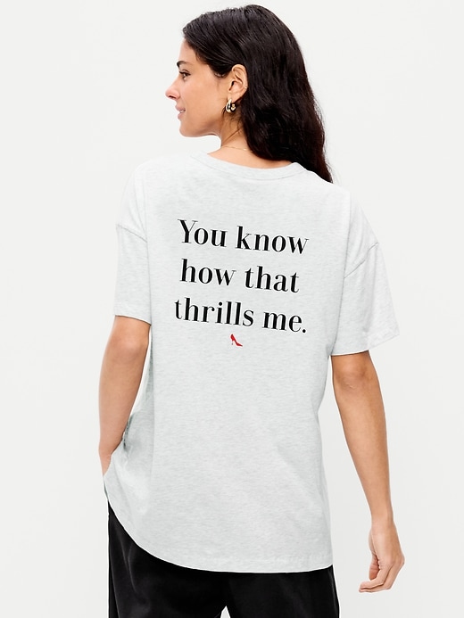 Image number 2 showing, Old Navy x The Devil Wears Prada Oversized T-Shirt for Adults