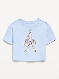 Image number 1 showing, Disney© Princess Oversized Boxy Graphic T-Shirt for Toddler Girls