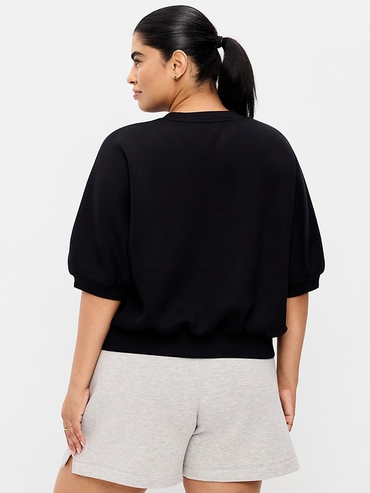 Image number 3 showing, Bounce Fleece Dolman-Sleeve Top
