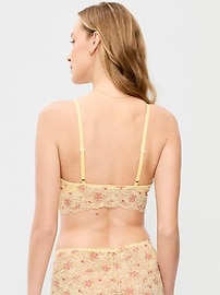 Image number 2 showing, Lace Longline Bralette