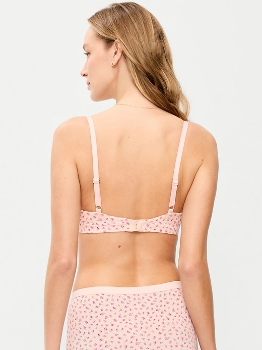 Image number 2 showing, Everyday Cotton Triangle Bralette