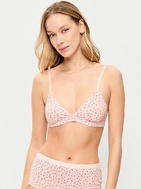 Image number 1 showing, Everyday Cotton Triangle Bralette
