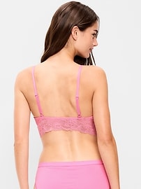 Image number 2 showing, Lace Longline Bralette