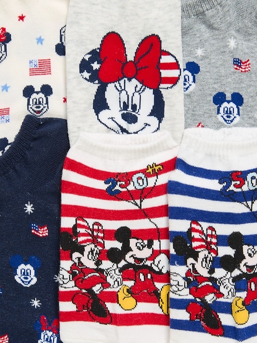 Image number 2 showing, Disney© 6-Pack Novelty Ankle Socks for Women