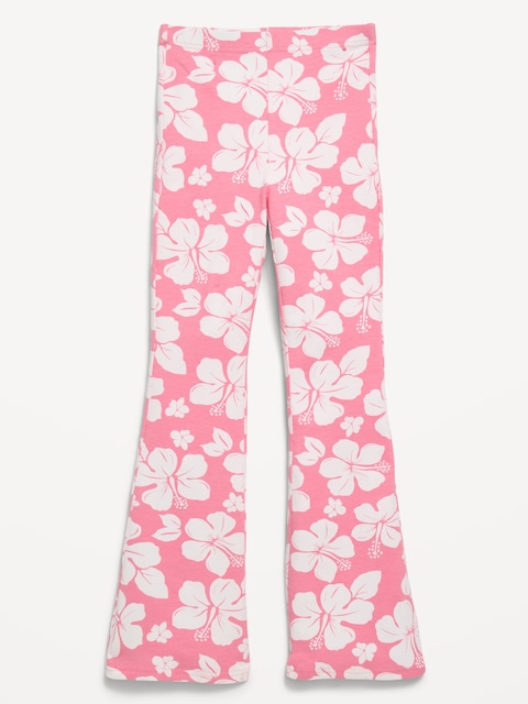 High-Waisted Flared Leggings for Girls