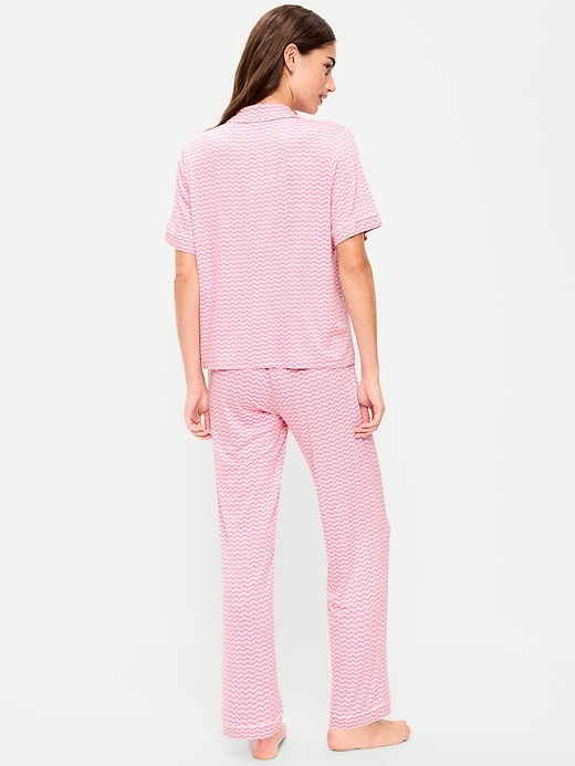 Image number 2 showing, Sunday Sleep Knit Jersey Pant Set