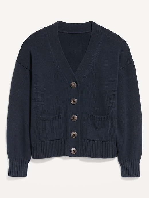 Image number 4 showing, Seaside Cotton V-Neck Cardigan Sweater