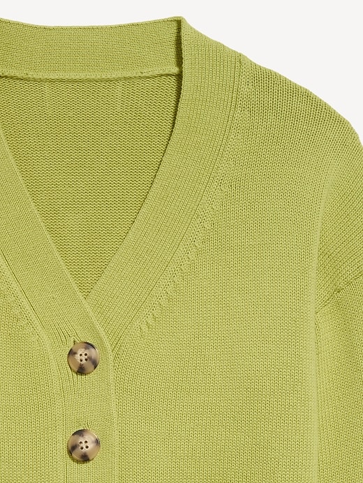 Image number 5 showing, Seaside Cotton V-Neck Cardigan Sweater