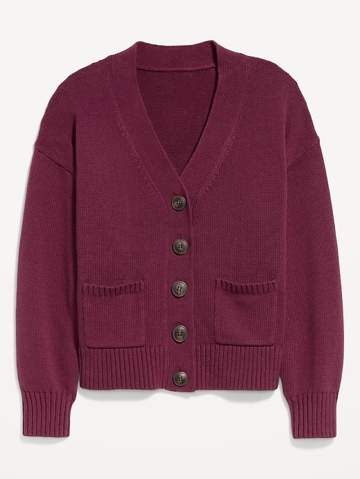 Image number 4 showing, Seaside Cotton V-Neck Cardigan Sweater