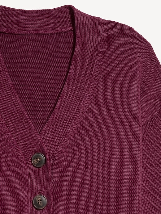 Image number 5 showing, Seaside Cotton V-Neck Cardigan Sweater