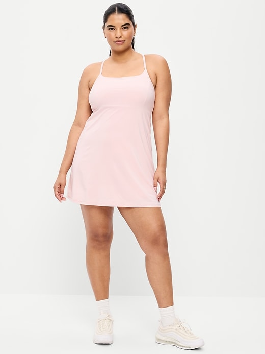 Image number 3 showing, Stretch Woven Racerback Tennis Dress