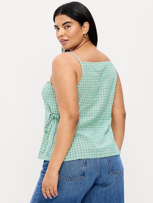 Image number 6 showing, Apron Side-Tie Tank Top