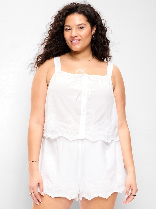 Image number 4 showing, Tie-Front Cami Tank Top