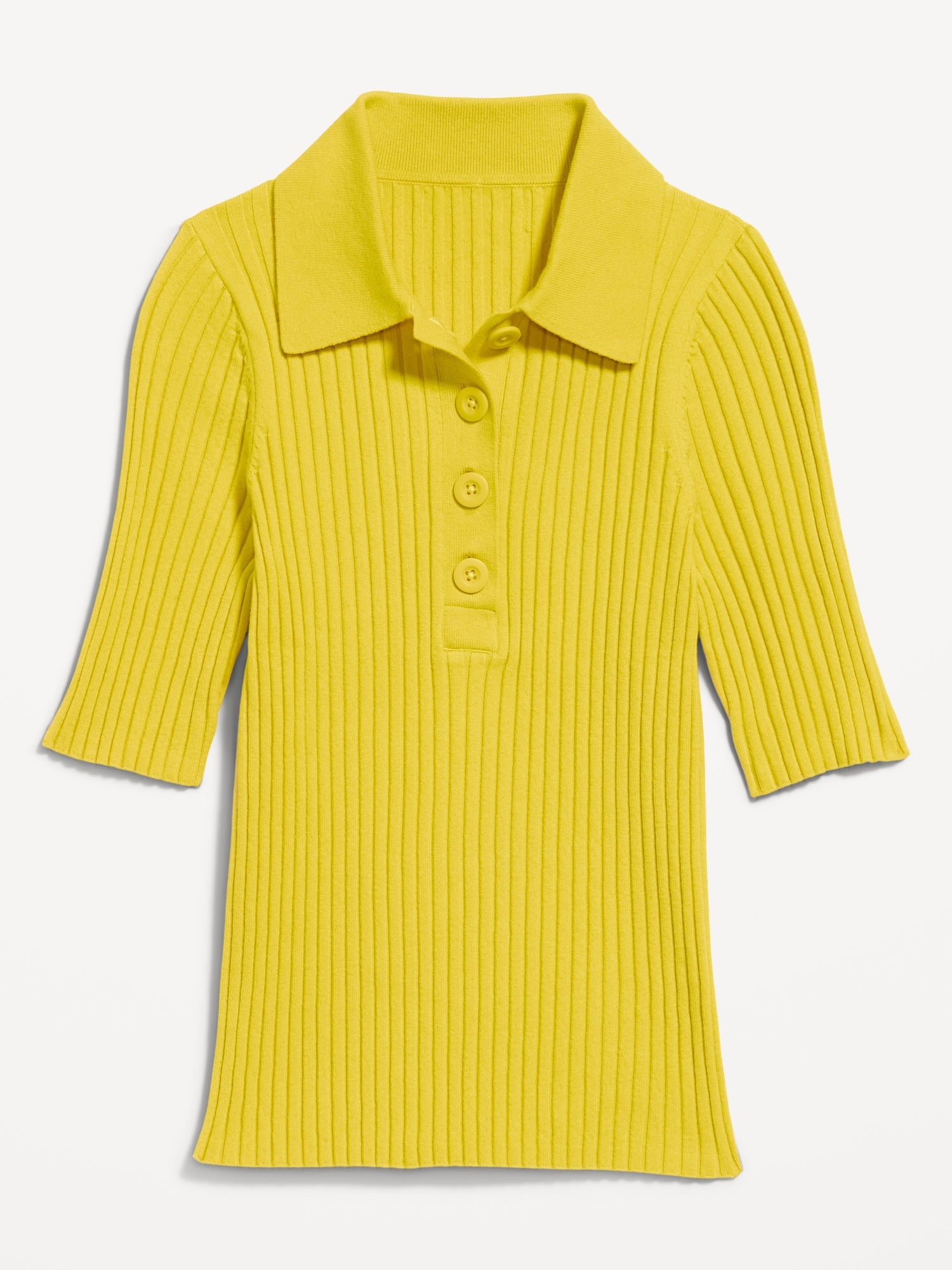 Short-Sleeve Ribbed Polo