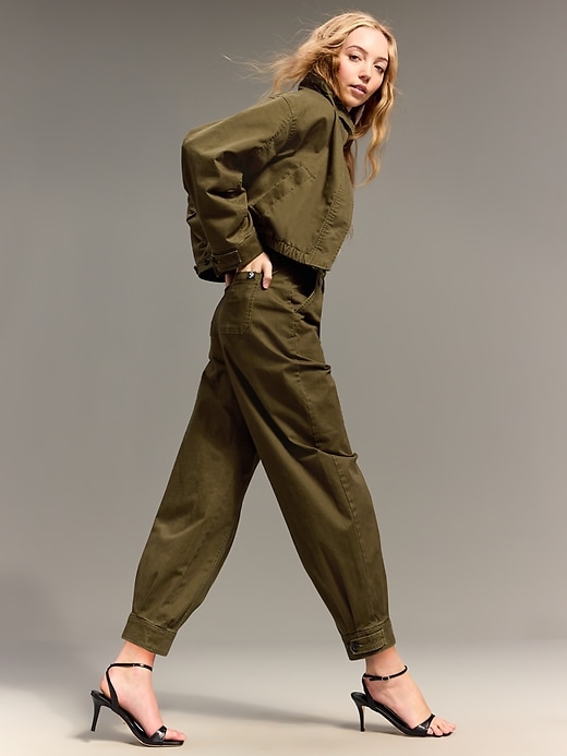 Image number 3 showing, Old Navy x Christopher John Rogers Mock-Neck Bomber Jacket