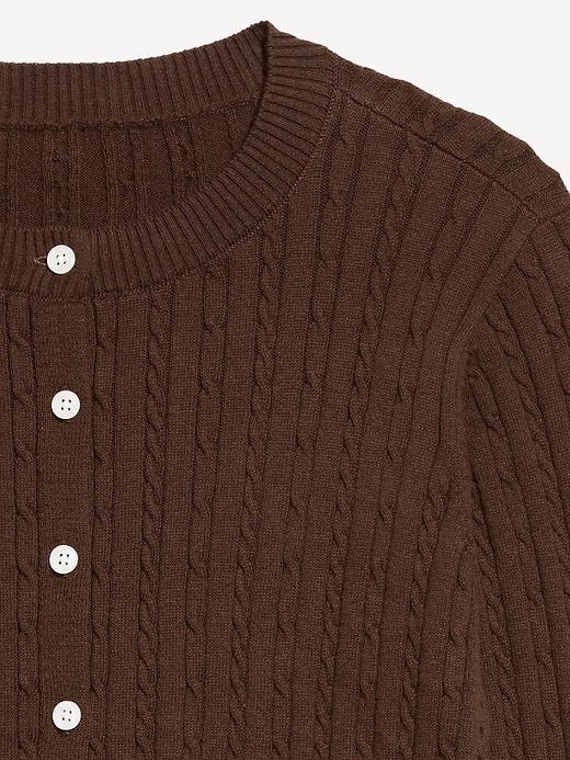 Image number 3 showing, SoSoft Crew-Neck Cardigan Sweater