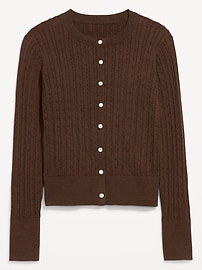 Image number 1 showing, SoSoft Crew-Neck Cardigan Sweater