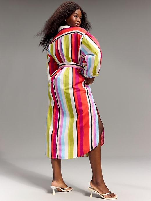 Image number 2 showing, Old Navy x Christopher John Rogers Maxi Shirt Dress
