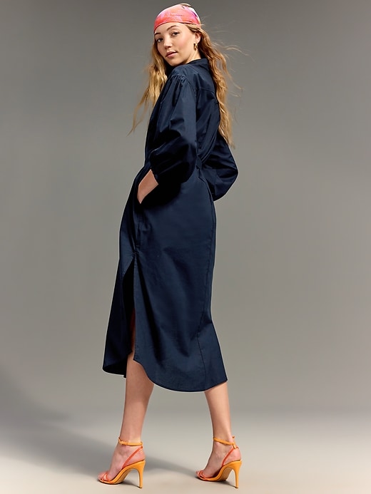 Image number 2 showing, Old Navy x Christopher John Rogers Maxi Shirt Dress