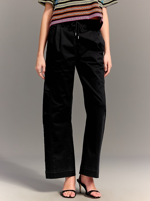 Image number 2 showing, Old Navy x Christopher John Rogers High-Waisted Pull-On Utility Barrel Pants