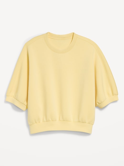 Image number 8 showing, Bounce Fleece Dolman-Sleeve Top