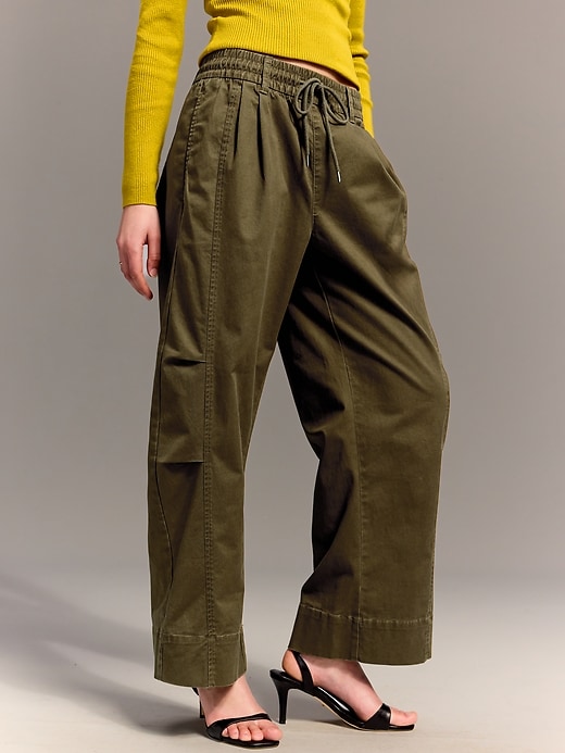 Image number 2 showing, Old Navy x Christopher John Rogers High-Waisted Pull-On Utility Barrel Pants