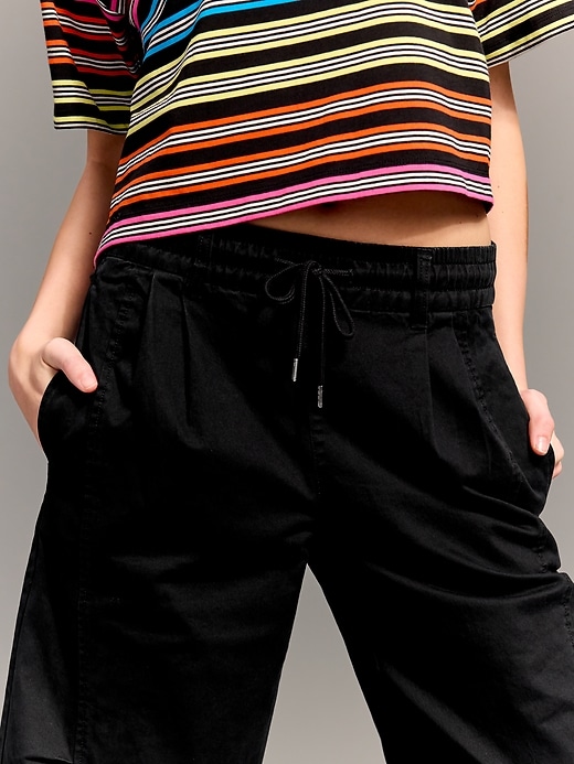 Image number 5 showing, Old Navy x Christopher John Rogers High-Waisted Pull-On Utility Barrel Pants