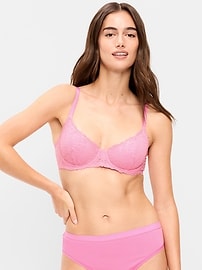 Image number 1 showing, Lace Balconette Bra