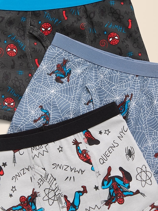 Image number 2 showing, Old Navy x Marvel Spider-Man Boxer-Briefs Underwear 3-Pack for Toddler Boys