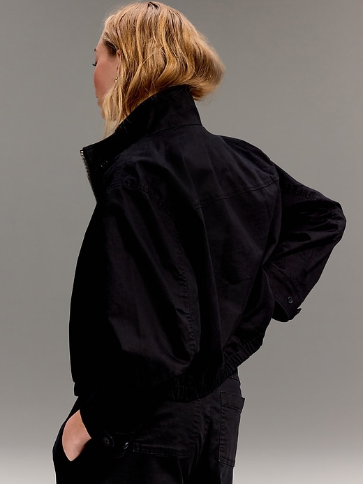 Image number 2 showing, Old Navy x Christopher John Rogers Mock-Neck Bomber Jacket