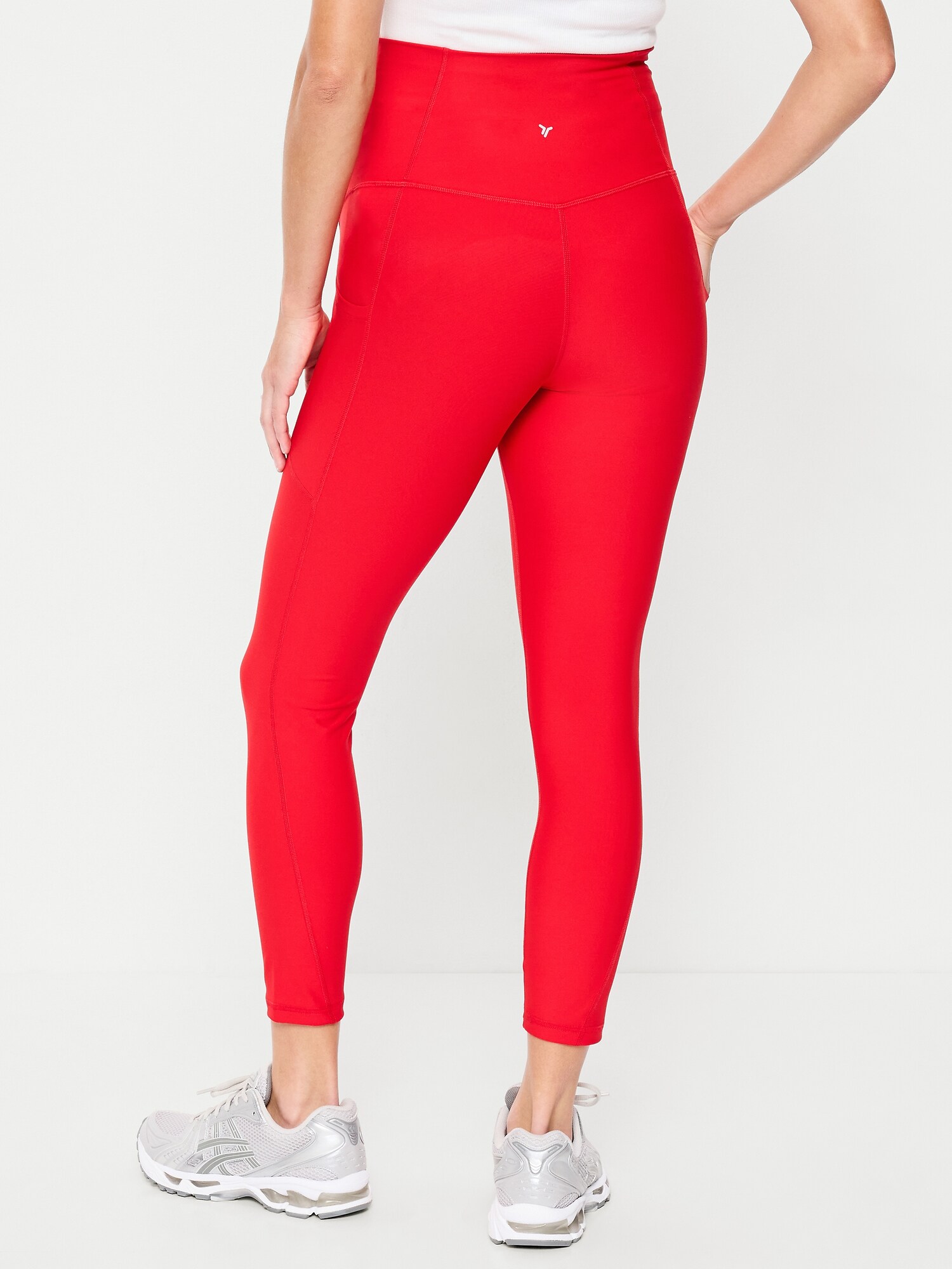 Женские леггинсы Old Navy Maternity Full-Panel PowerSoft 7/8 Leggings, цвет: Amaryllis — фото 2
