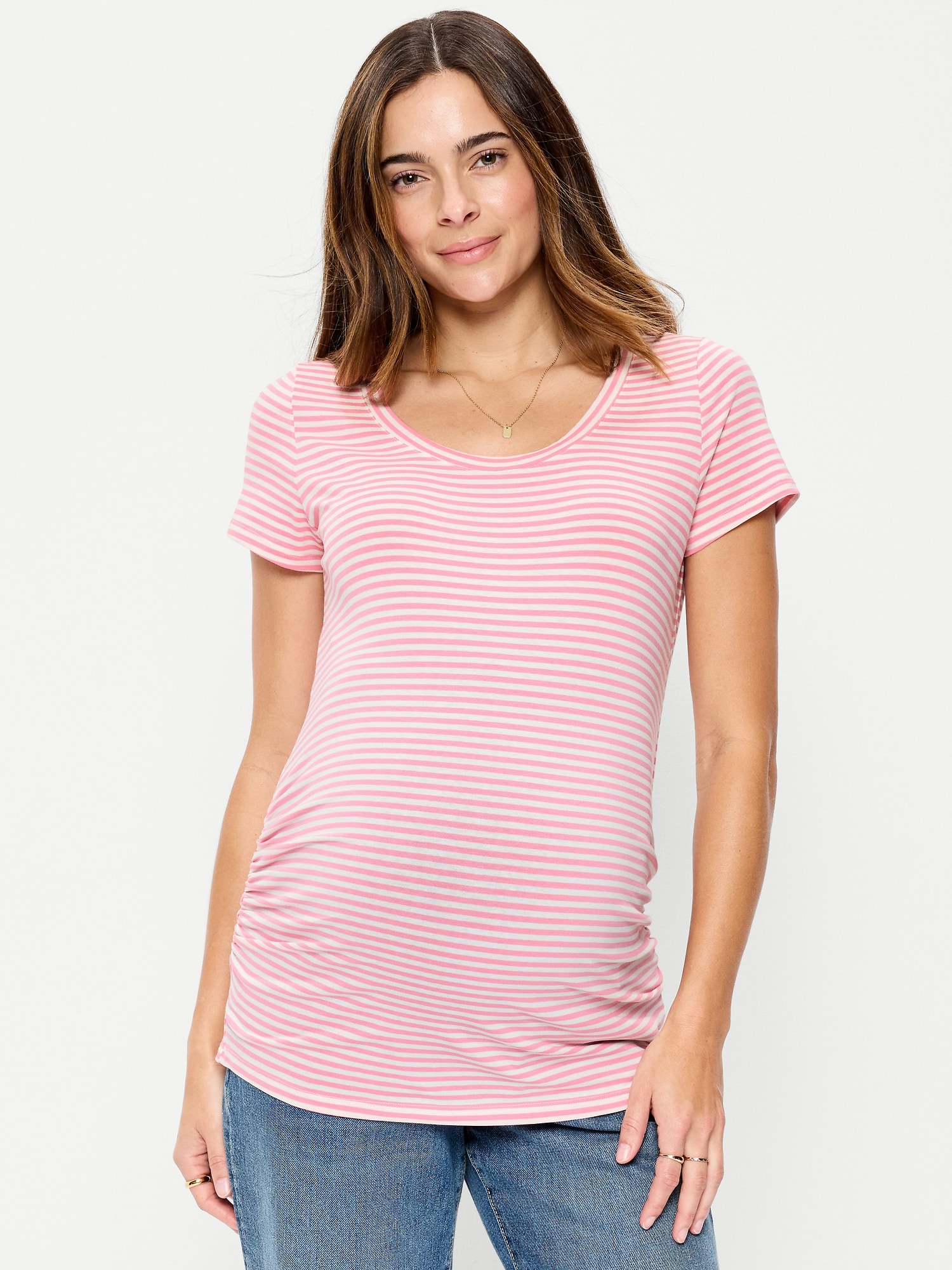 Maternity EveryWear Scoop-Neck T-Shirt