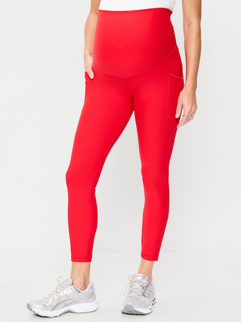 Maternity Full-Panel PowerSoft 7/8 Leggings