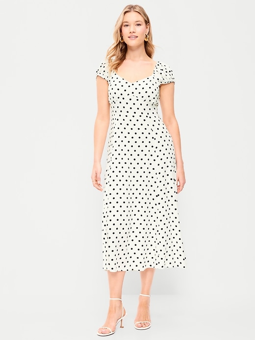 Image number 6 showing, Short-Sleeve Fit & Flare Midi Dress