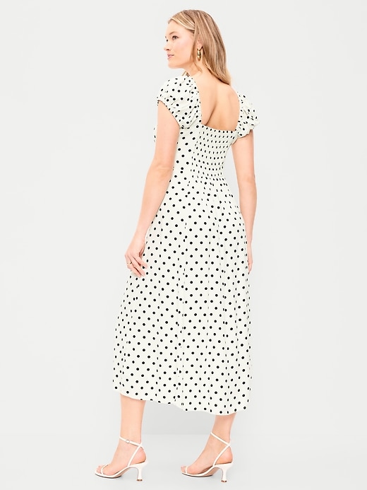 Image number 7 showing, Short-Sleeve Fit & Flare Midi Dress