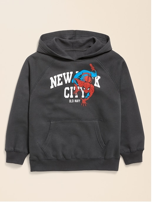 Image number 2 showing, Old Navy x Marvel Spider-Man Oversized Pullover Hoodie for Boys
