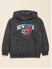 Image number 2 showing, Old Navy x Marvel Spider-Man Oversized Pullover Hoodie for Boys