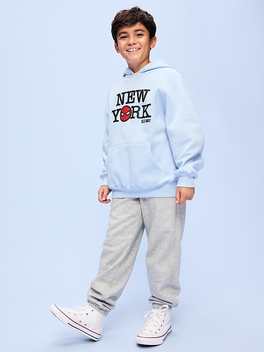 Image number 2 showing, Old Navy x Marvel Spider-Man Oversized Pullover Hoodie for Boys
