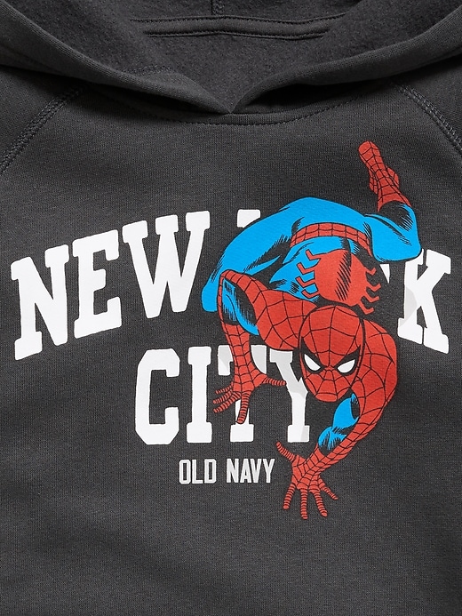 Image number 4 showing, Old Navy x Marvel Spider-Man Oversized Pullover Hoodie for Boys