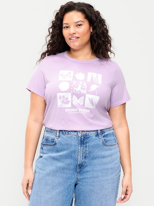 Image number 8 showing, EveryWear Crew-Neck Logo-Graphic T-Shirt