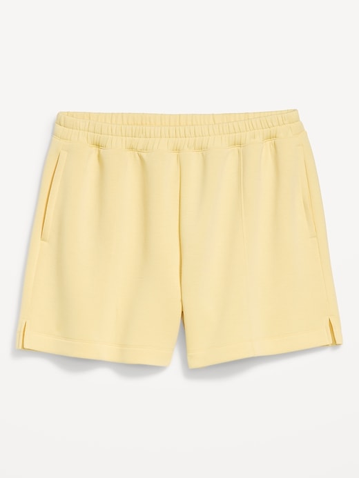 Image number 7 showing, High-Waisted Bounce Fleece Shorts -- 5-inch inseam