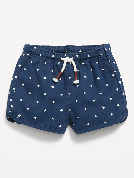 Image number 2 showing, Twill Dolphin-Hem Shorts for Baby