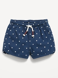 Image number 2 showing, Twill Dolphin-Hem Shorts for Baby