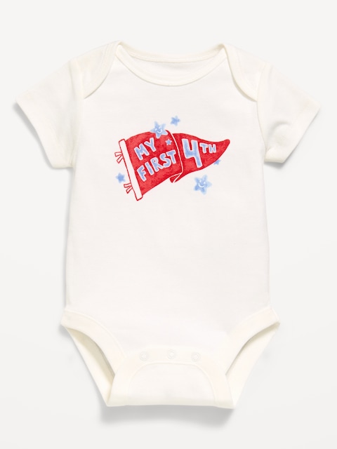 Short-Sleeve Graphic Bodysuit for Baby