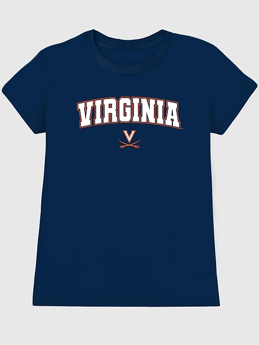 Image number 1 showing, University of Virginia Arch Logo Graphic T-Shirt for Women